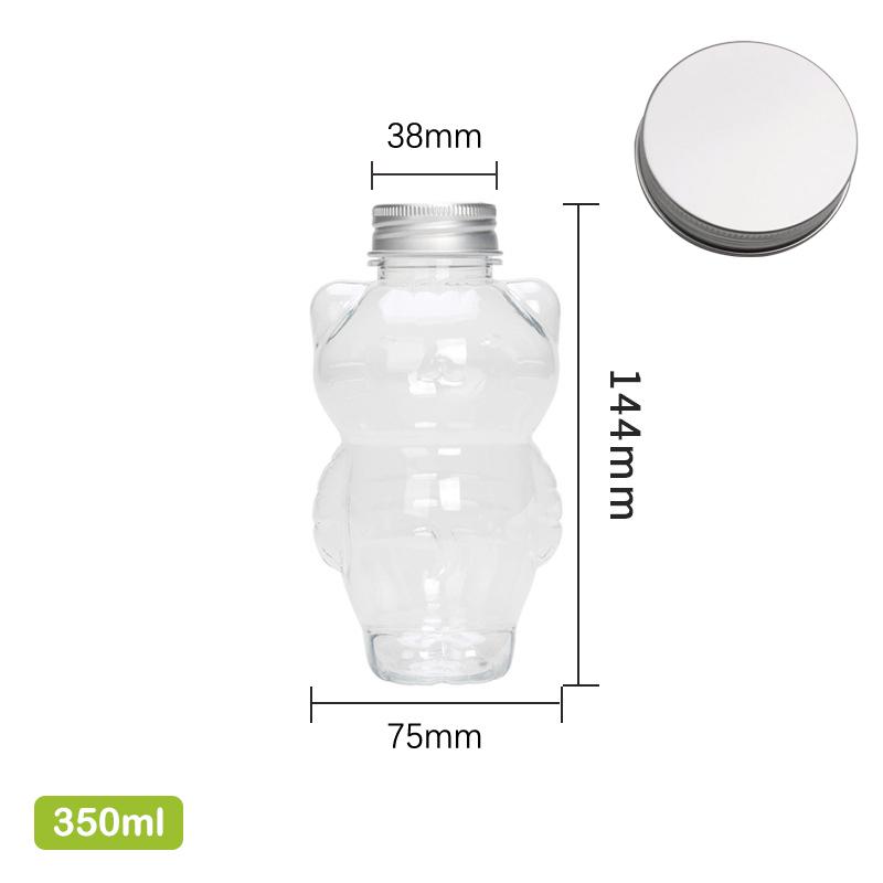 Domowe butelki na sok Projekt kota Butelka na napoje Przezroczyste butelki na sok