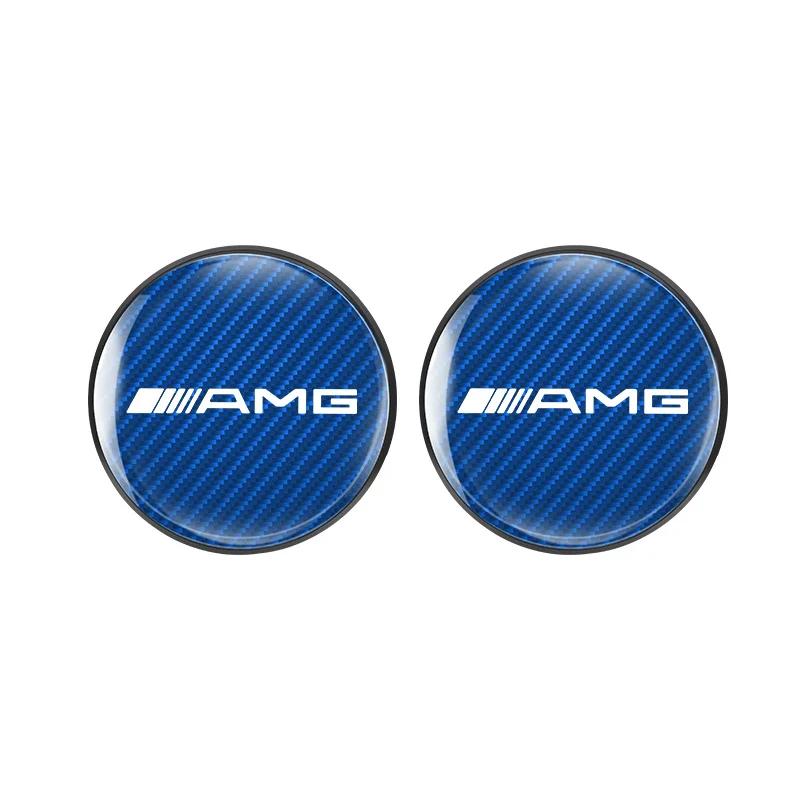 

GLC GLB Carbon Fiber Car Water Cup Coaster Pad Non-slip Car Cup Bottle Mat For MERCEDES BENZ W211 W204 W210 W203 CLA GLA Auto A