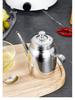 Stainless Steel Oil & Vinegar Pot with Lid for Kitchen & Restaurant Use