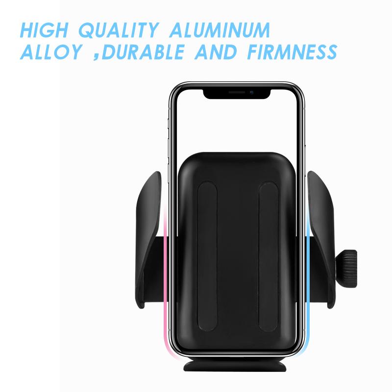 Aluminum Alloy 360 Rotation Bike Mobile Phone Holder Motorbike Phone Mount  Motorcycle Phone Holder