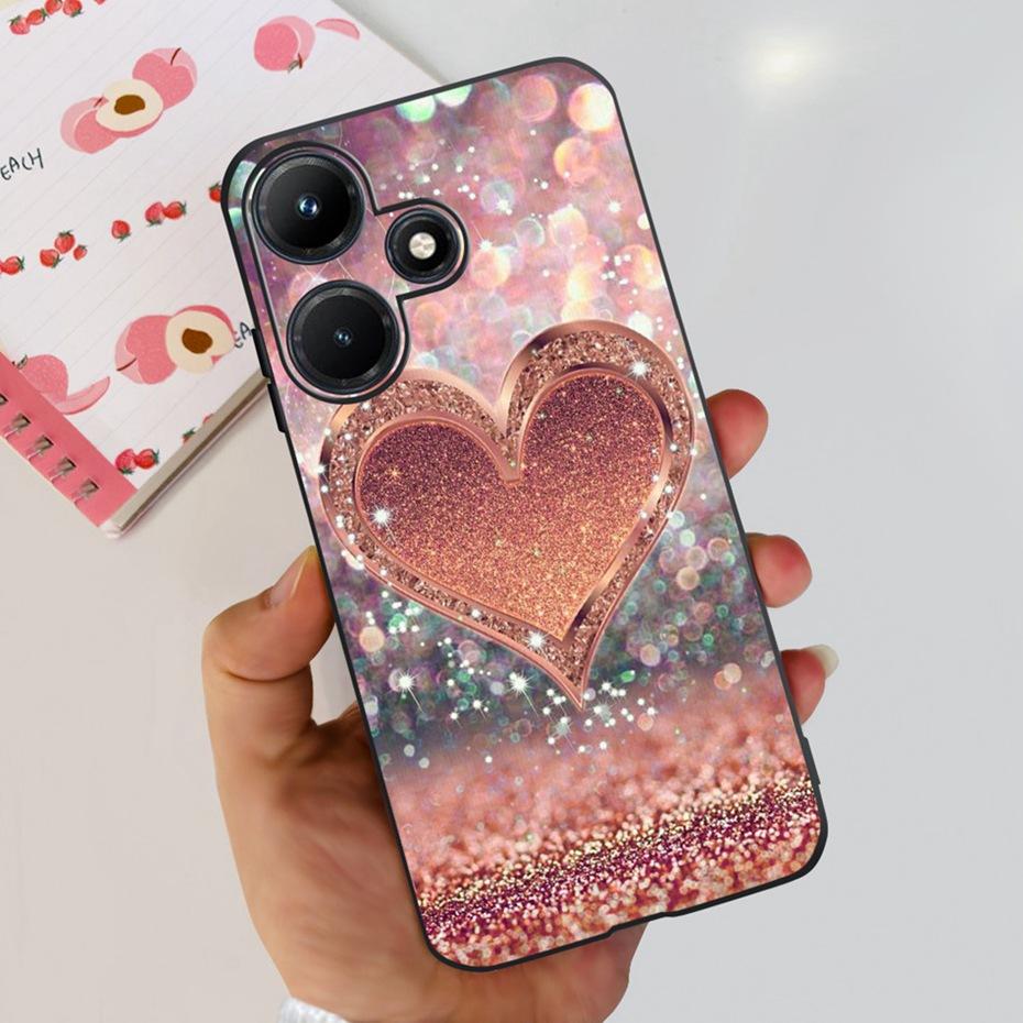 Cute Phone Case For Infinix Hot 30i Hot30 30 Play NFC 2023 Soft Silicone TPU Back Cover For Infinix Hot30i Hot 30 30Play