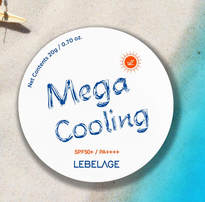 LEBELAGE Mega Cooling Sun Cushion – Refreshing UV Protection with Cooling Sensation for Outdoor & Daily Use
