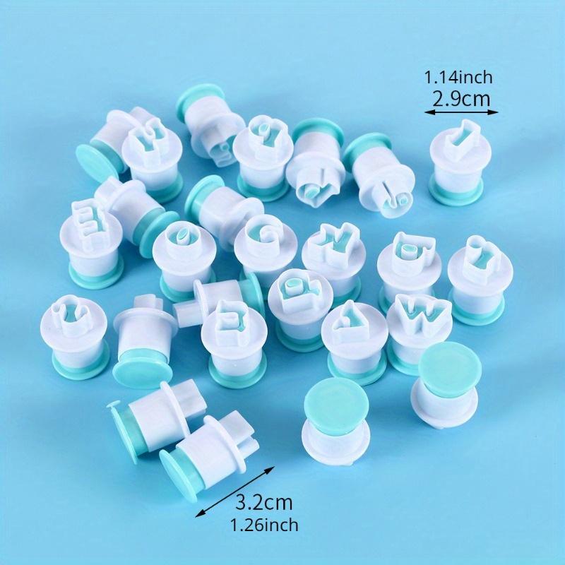 26 čísel abecedy Sada na zdobení dortů na fondán Forma na sušenky Tisková forma na vykrajování polevy