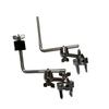 Jazz Drum Hi-Hat & Cymbal Extension Clamp with Swivel Arm & Cowbell Holder