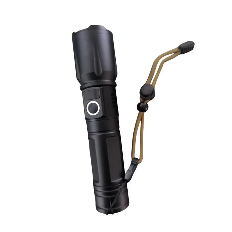 Lishi Outdoor White Laser Zoom Flashlight with Power Bank