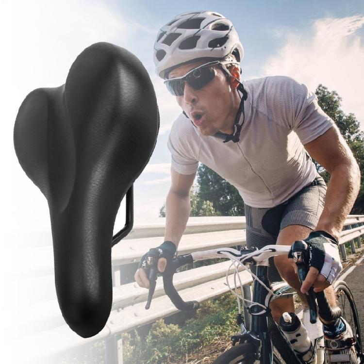 PU Leather Bicycles Saddles Cycling Cushion Road Bike Saddles Pad Nonslip Bike Cushion Shock Absorption Seat Pad
