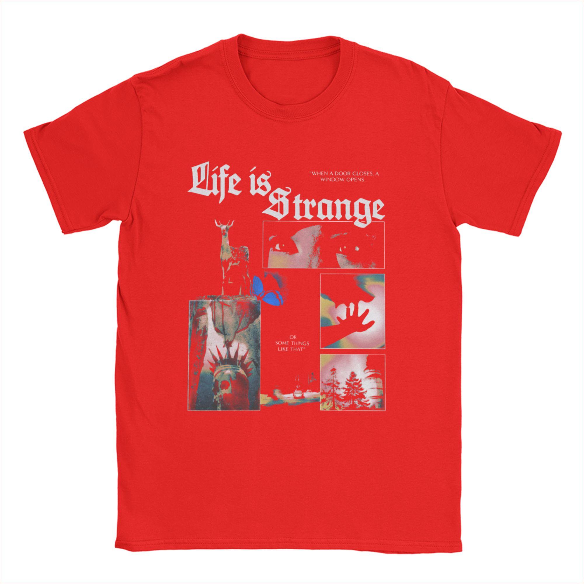 

Life Is Strange T Shirts for Unisex WOMEN Cotton Vintage TShirt Round Collar Tee Shirt Short Sleeve Tops 4XL 5XL M