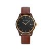 Wilseupabeulig Wooden Men'S Wristwatch - Mocha Black