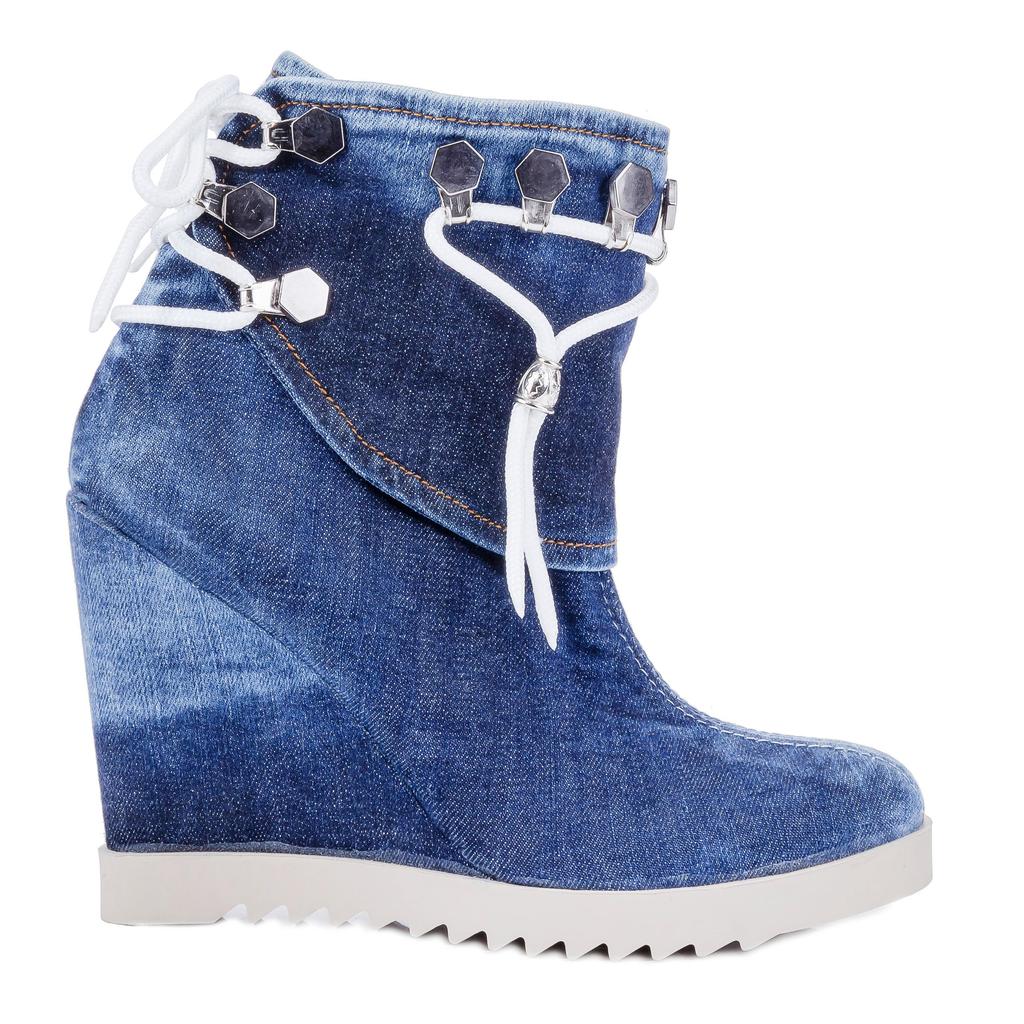Купить Джинсовые сапоги Обувь, Женские спортивные сапоги ручной работы ...
