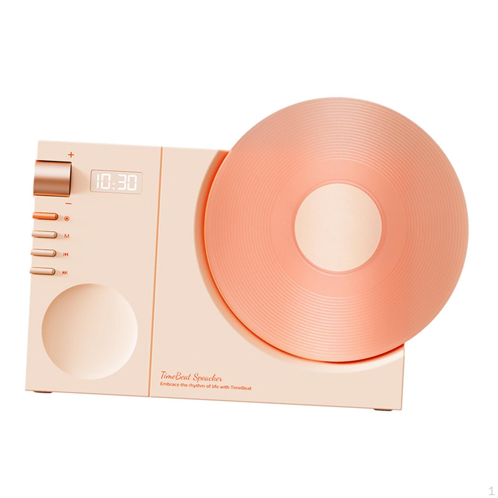 

Классический виниловый проигрыватель настольная акустическая система Bluetooth музыкальная система для домашнего декора розовый