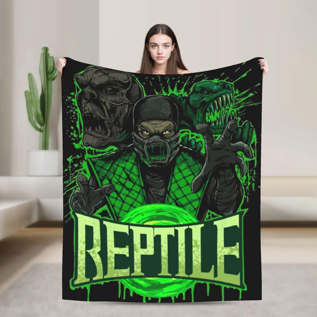 Mortal Kombat II Blanket Fleece Awesome Soft Throw Blanket for Chair Covering Sofa Spring/Autumn
