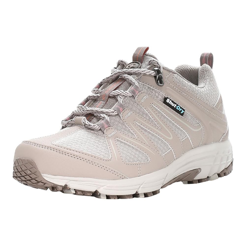 Walking Shock SPLT Cm [Moonstar] Sneakers, Weatherproof, Waterproof, Shoes, Absorption, 4E, 22~25cm, Women's SDL01, Taupe, 24.0