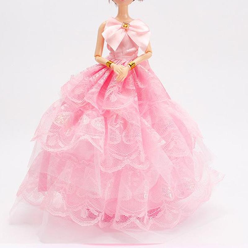 30CM Mini Puppe Sammlung Kleidung Mädchen Spielzeug 3D Große Augen BJD Prinzessin Volle Outfits Kleider Sammlung Kinder Puppe geschenk