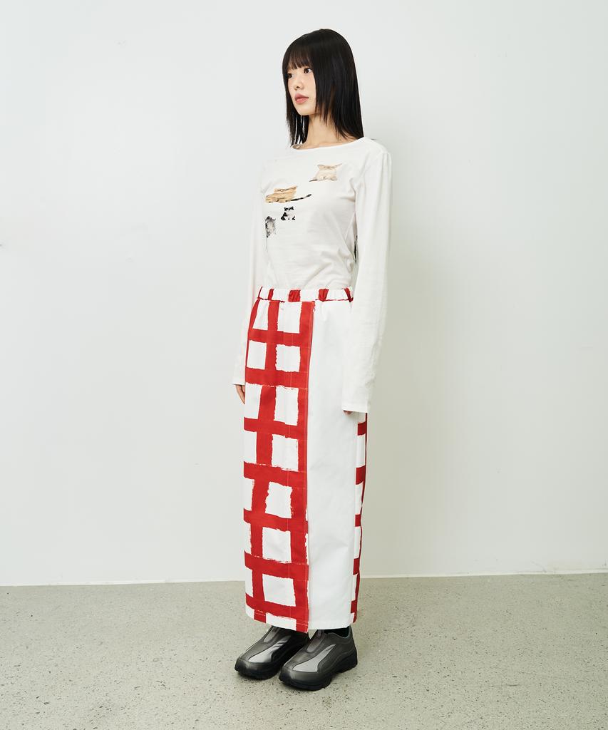 CHANCECHANCE Red Skirt