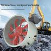 High-temp resistant axial fan: oil & moisture-proof, high-efficiency, large airflow, low noise, energy-saving, all-copper motor.
