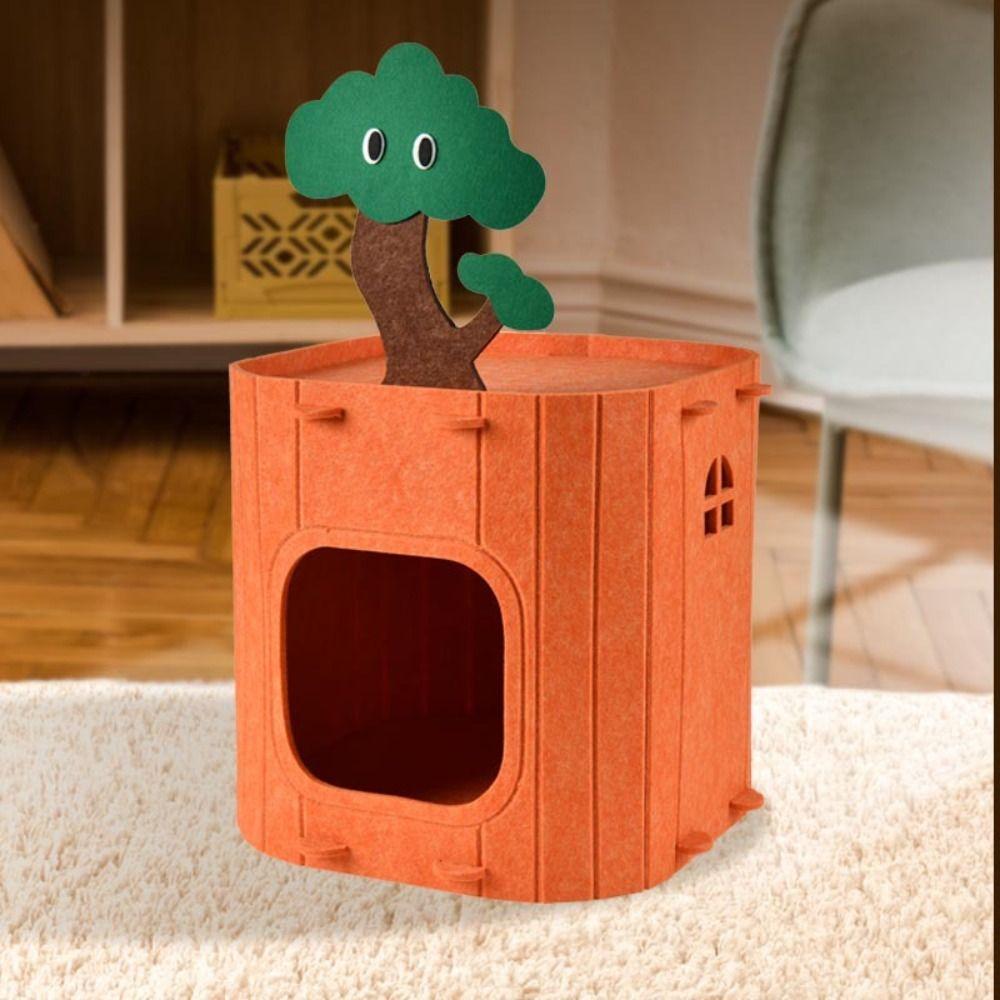 Scratch Resistant Cat House Large Space Kitten Beds Creative Cat Nest  Pet Supplies