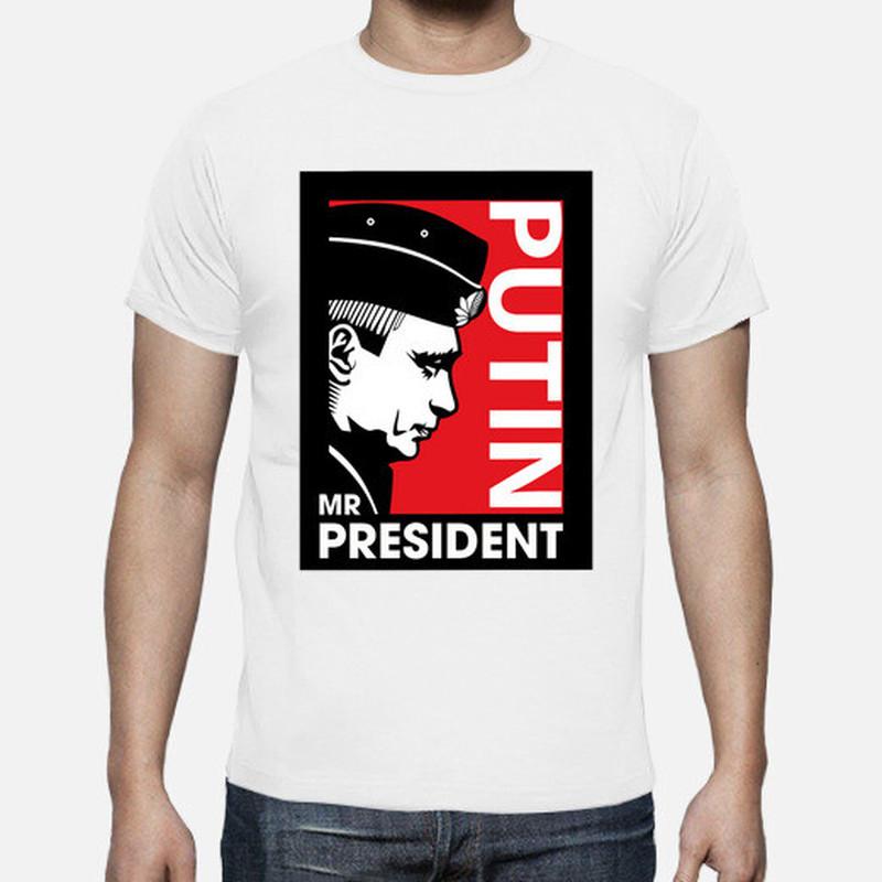 Russia Mr. President, Vladimir Putin Men T-Shirt Short Sleeve Casual 100% Cotton O-Neck Summer TShirt S