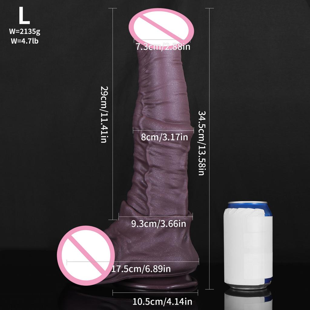 Liquid Silicone Simulation Animal Penis, Super Large Horse Penis