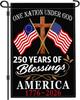 250Th Anniversary American Garden Ag 250 Anniversary USA Ag 12X18 Inch Outsi EEJ UUN