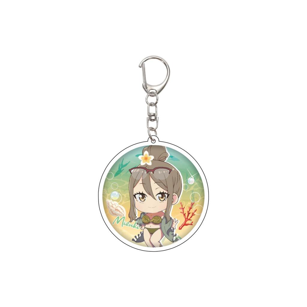 55MM Anime Lycoris Recoil Keychain Nishikigi Chisato/Inoue Takina/Nakahara Mizuki/MIKA Acrylic Model Plate Christmas Gifts