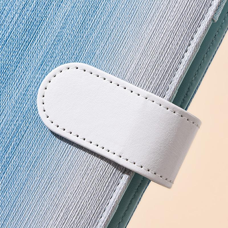 Custom PU Leather A5 Notebook Magnetic Buckle Pen Holder Sewing Binding A3 for Business Office School Use Also Available A4 A6