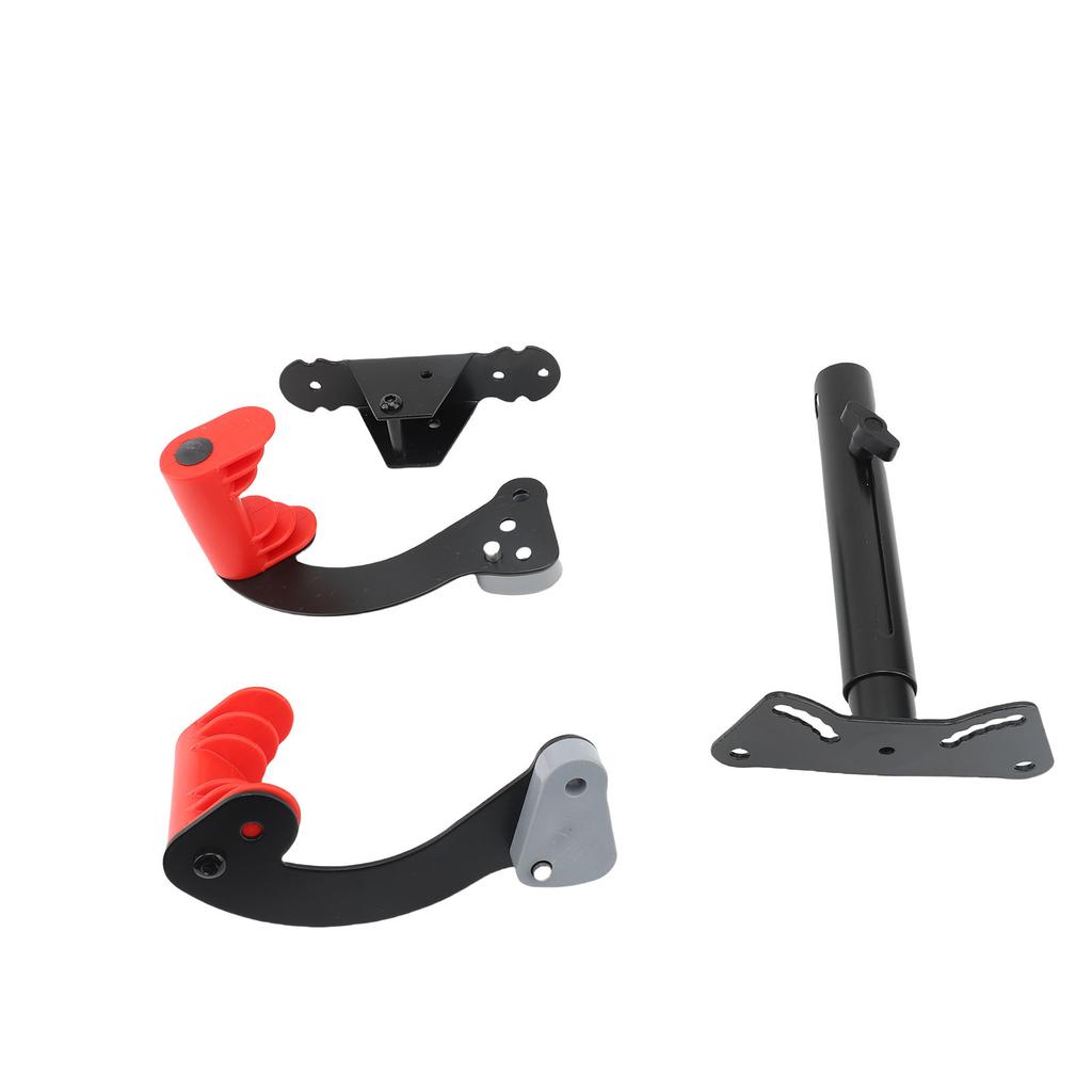 Bike Wall Mount High Carbon Steel Strong Load Bearing 2 Hooks Adjustable Wall Mounted Bicycle Hanger for Mountain Bike