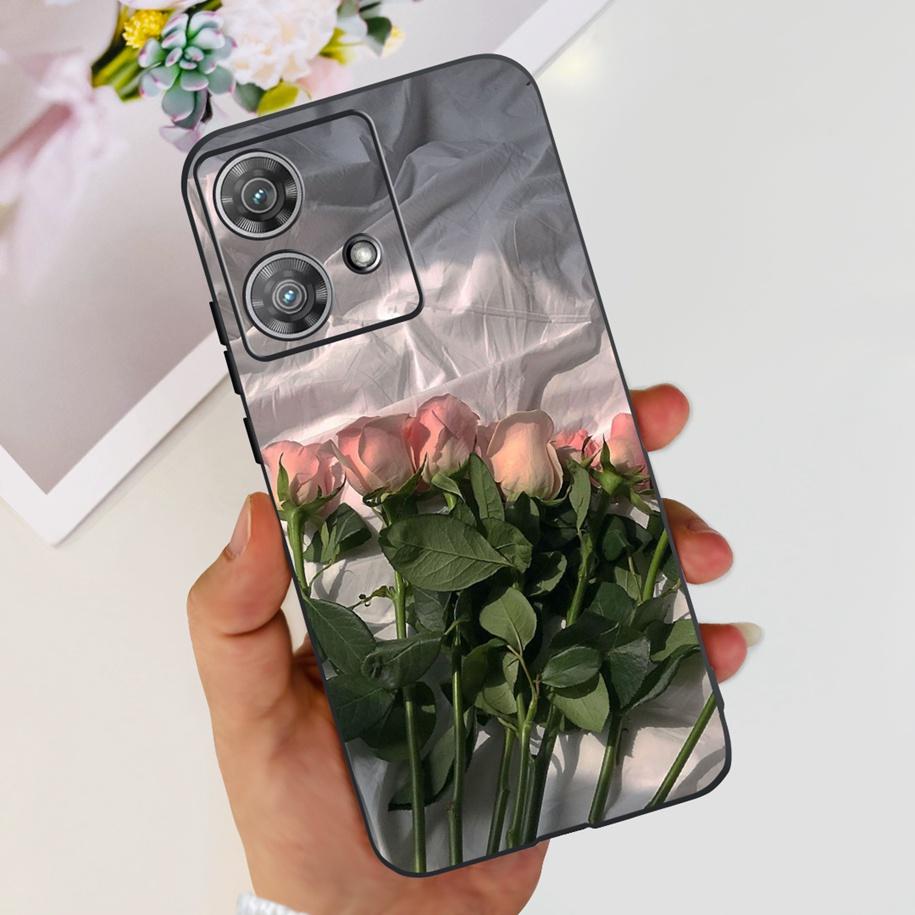 For Motorola Edge 40 Neo Case Soft Transparent Silicone Bumper Shockproof Cover For Moto Edge40 Neo Edge40Neo 5G XT2307-1 Fundas