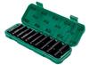 New Self Deep Socket Wrench Impact Hexagonal Shaft Tool DIY Inch Socket Set of 10 with Storage Case Socket 24mm 22mm 19mm 17mm 15mm 14mm 13mm 12mm