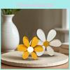 Kreatives Gelb-Weißes Gänseblümchen Dekoration Set Aus Holz Für Frühlings-Heim-Atmosphäre