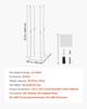 Wedding Flower Stand, 10PCS 80cm Column Flower Stand, Floral Stands with Acrylic Laminate, Cylindrical Cubic Floral Display Rack for Wedding, Party,