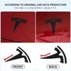 Samolepka na auto 2025 Horké přední logo auta Tesla Zadní logo kufru Samolepka pro Model 3 Model Y kovové logo náhradní zadní a zadní log