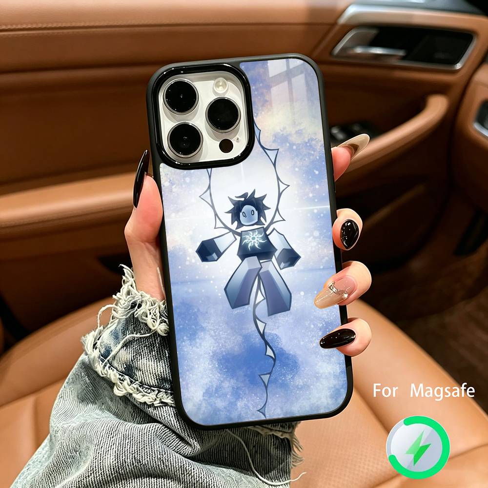 Horror Game T-TwoTime F-Forsaken Wireless charging phone case compatible with iPhone 17/16/15/14/13/12/11 iPhone14Plus