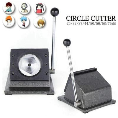 25MM-75MM Anstecknadel-Button-Maker Kreisschneider DIY Rundes Papierschneiden Kreismesser Button-Anstecknadel Kreis Papierschneidemaschine