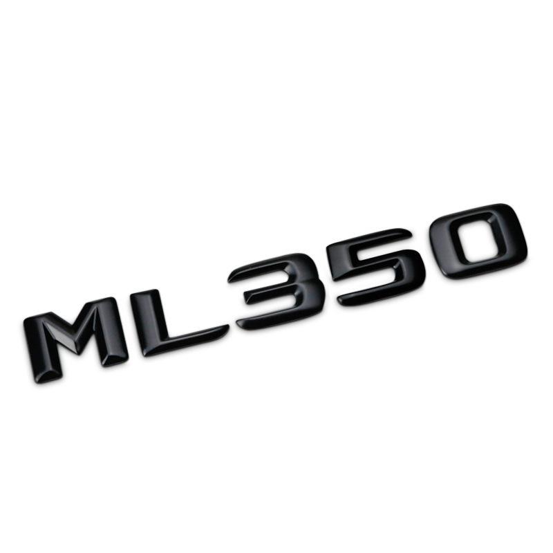 3D ABS Auto Heckklappe Badge Aufkleber Emblem ML 300 320 350 400 500 Logo Für ML300 ML350 W166 W163 W164 Zubehör