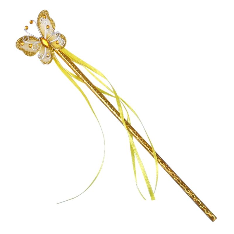 Butterfly Magic Stick Princess Cosplay Props Little Girl Character Costume Accessory for Children Girl Kindergarten