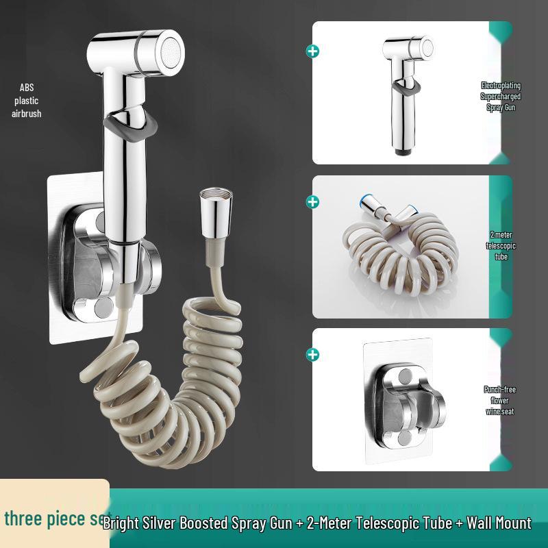 All-Copper Bidet Set with Pressurized Spray Gun for Bathroom