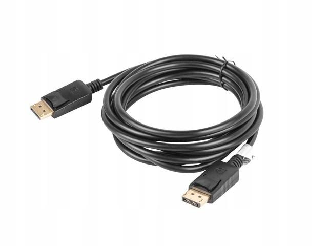 Kabel DisplayPort Lanberg M/M 3m 4K v1.2 czarny