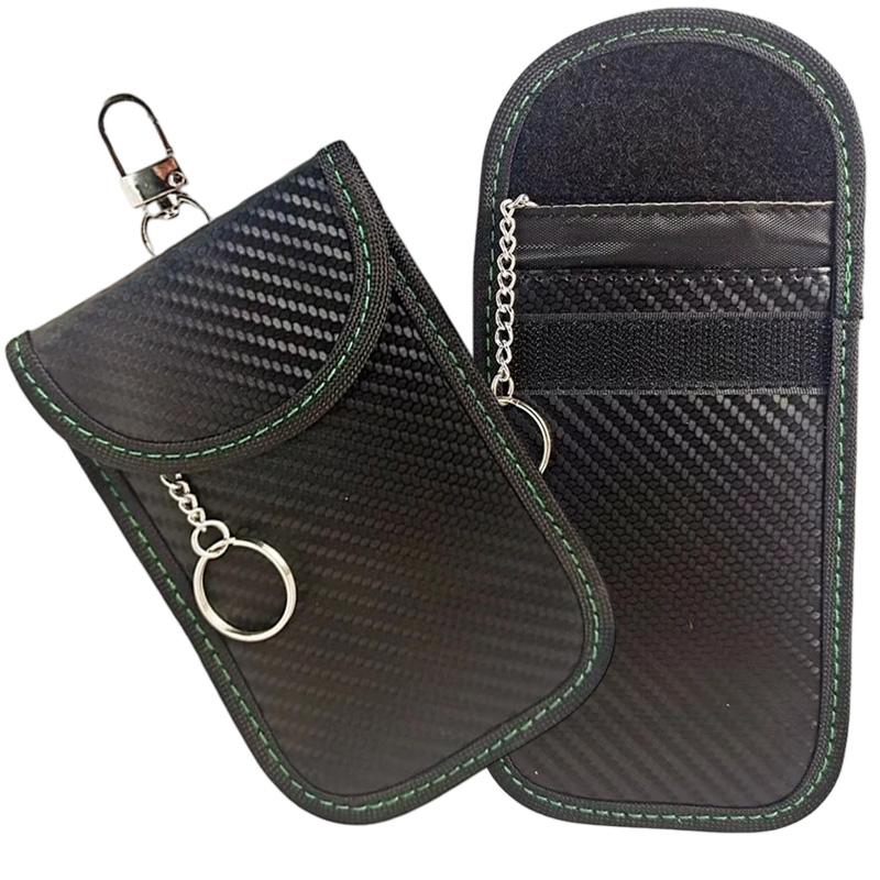 Car Key Case Signal Blocker Bag RFID Shielding Pocket for Toyota camry chr corolla rav4 yaris prius Hybrid prado Fortuner Hilux CX6