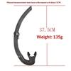 Customized Freediving Goggles Wet Snorkel Set Glass Lenses Small Volume Rubber Coated Universal Fit Mask Snorkeling Equipment