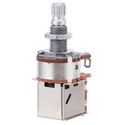 Potenziometro Controllo Tono Chitarra Elettrica Basso Push Pull Lunghezza Albero 18mm a500kArgento