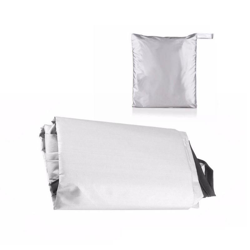 145*115cm Housse de Neige pour Voiture Film Aluminium Anti-givre Anti-gel Épaissie Hiver Pare-neige Automobile Bloque Accessoires Voiture