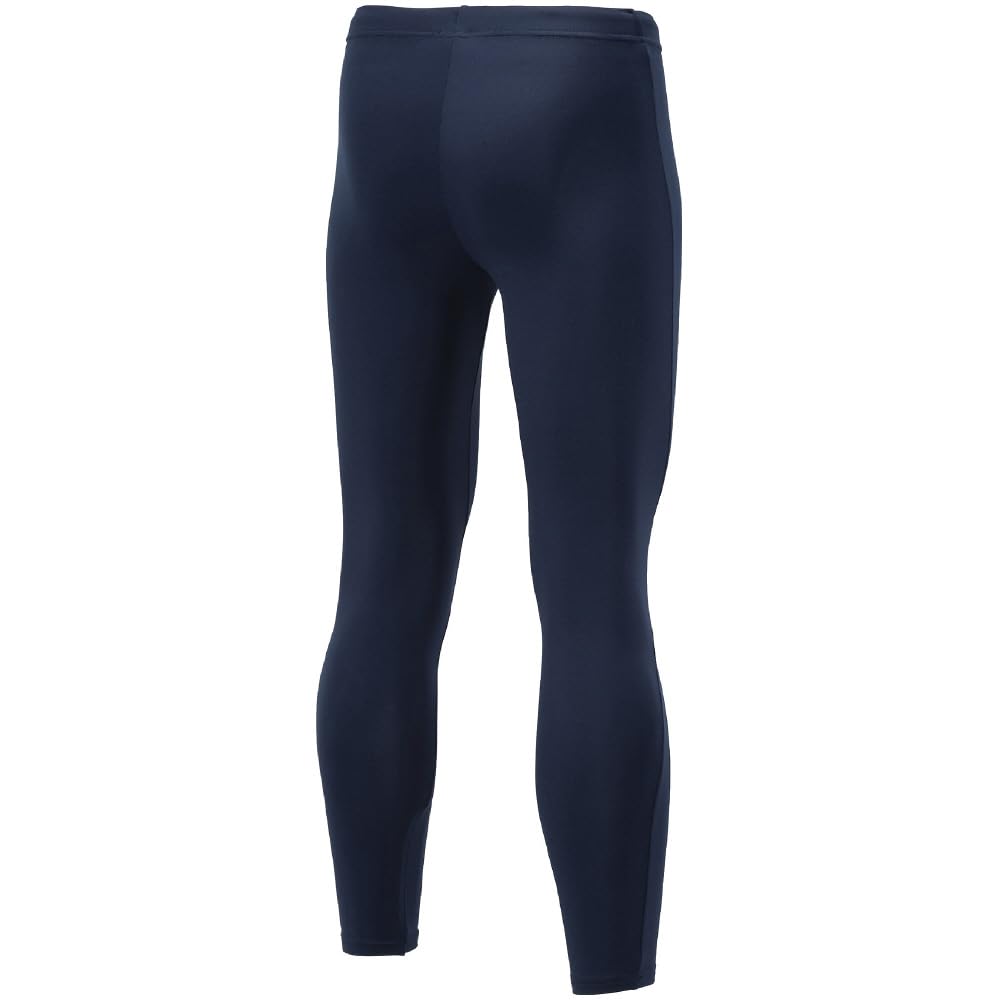 Junior Football Warm and Easy To Move Dress Size 160 Fleece-Lined Tights, In, Navy, (P2MBA650)