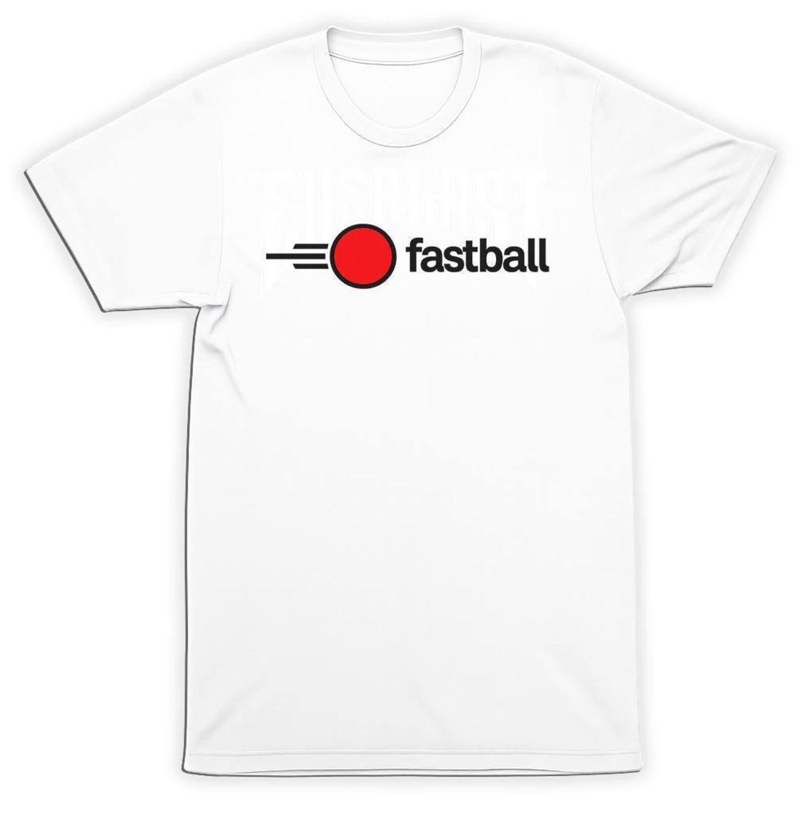 Fastball Baseball Logo T-Shirt - Classic White Rock Band Tee S