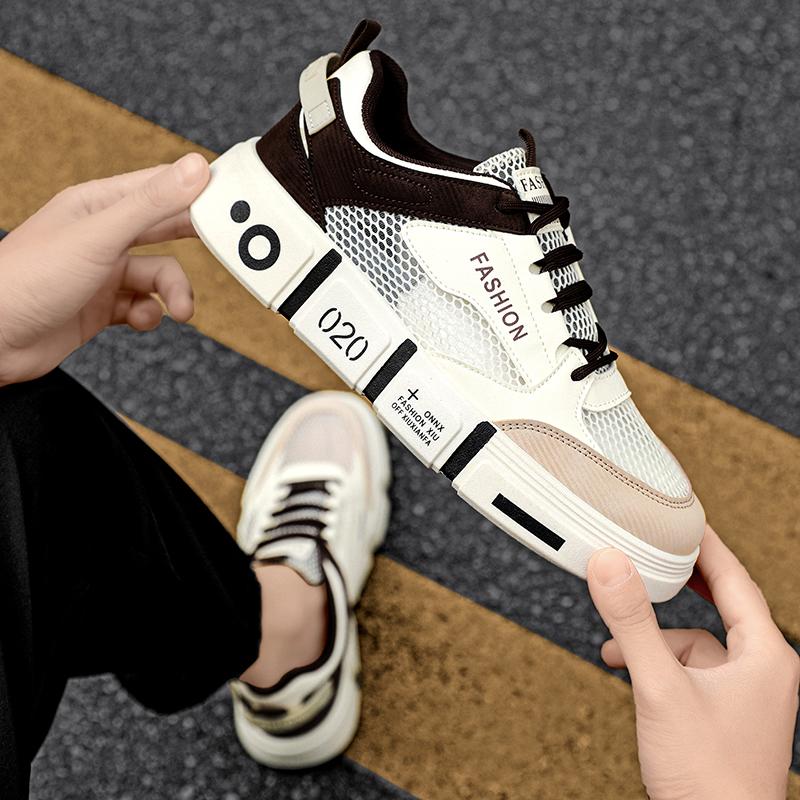 Women Summer Skateboard Shoes Students Running Sneakers Men Casual Kids Sport Shoes Height Increase Plus Size