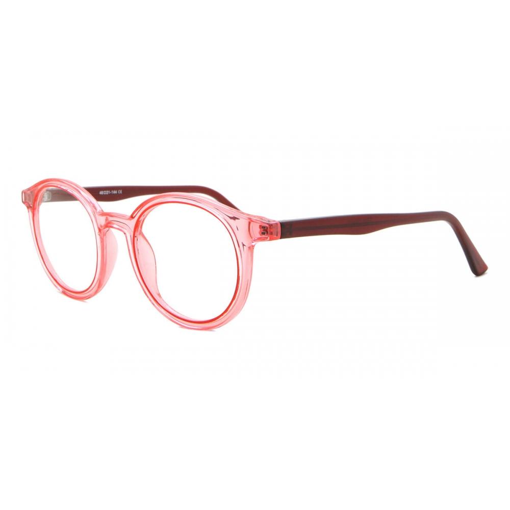 Full Rim Oval Transparent Red Smartbuy Collection Chas Tr 97d Fashion Unisex Eyeglasses