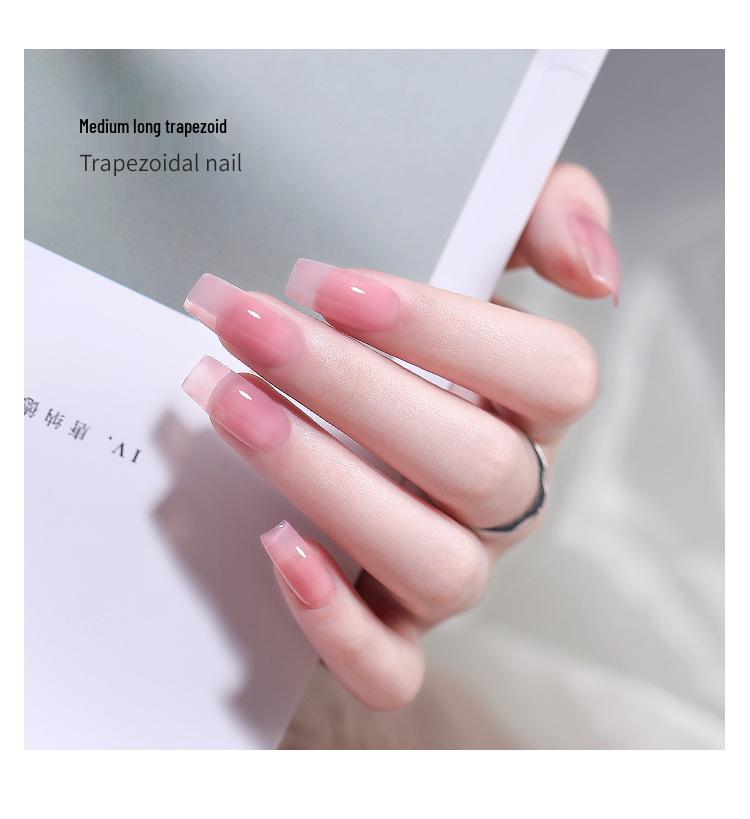 Ultra-Thin Seamless False Nails: Full & Half Cover No-Buff Nail Art Patches for Salons