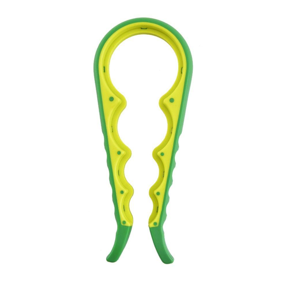 

with Silicone Handle Kitchen Accessories Jar Opener Bottle Lid Remover Can Opener Set зелений