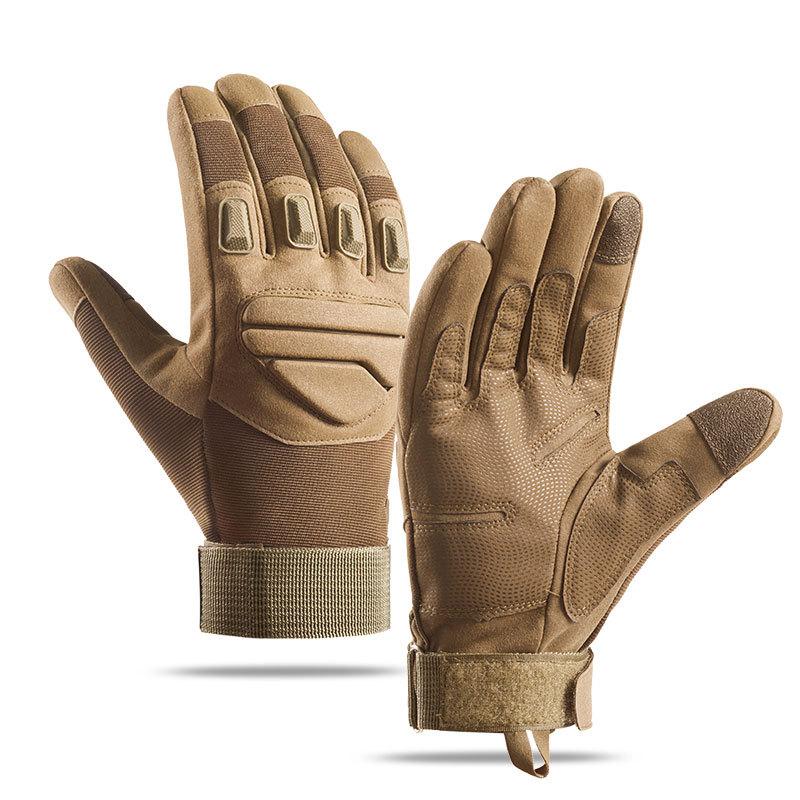 Outdoor gloves half finger non-slip wear-resistant tactical gloves full finger touch screen sports riding protection
