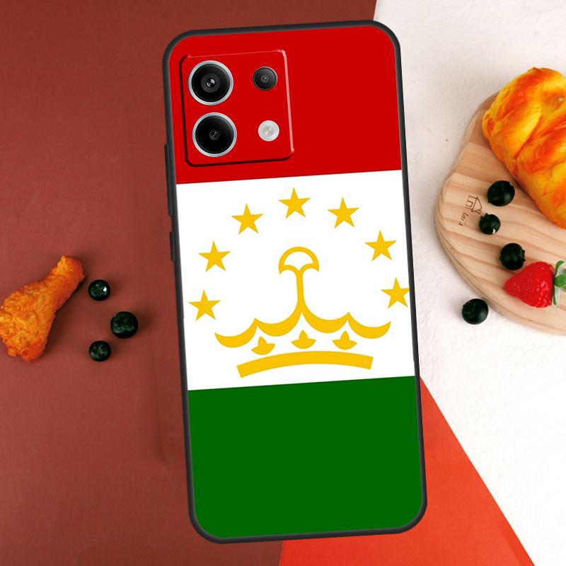

Tajikistan Flag Case For Xiaomi Redmi Note 14 13 Pro 9 10 11 12 Pro 10S 11S 12S Redmi 14C 13C 10C 12C Coque Redmi Note 9S