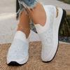 Spring/Autumn Comfortable Sneakers Bling Slip-on Casual Shoes for Women Sneakers Mesh Breathable Light Women's Vulcanize Shoes